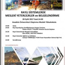 Raylı Sistemler Mesleki Yeterlilik ve Belgelendirme Toplantısı